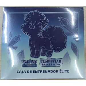 POKEMON CAJA ENTRENADOR ELITE TEMPESTAD PLATEADA 12 CASTELLANO